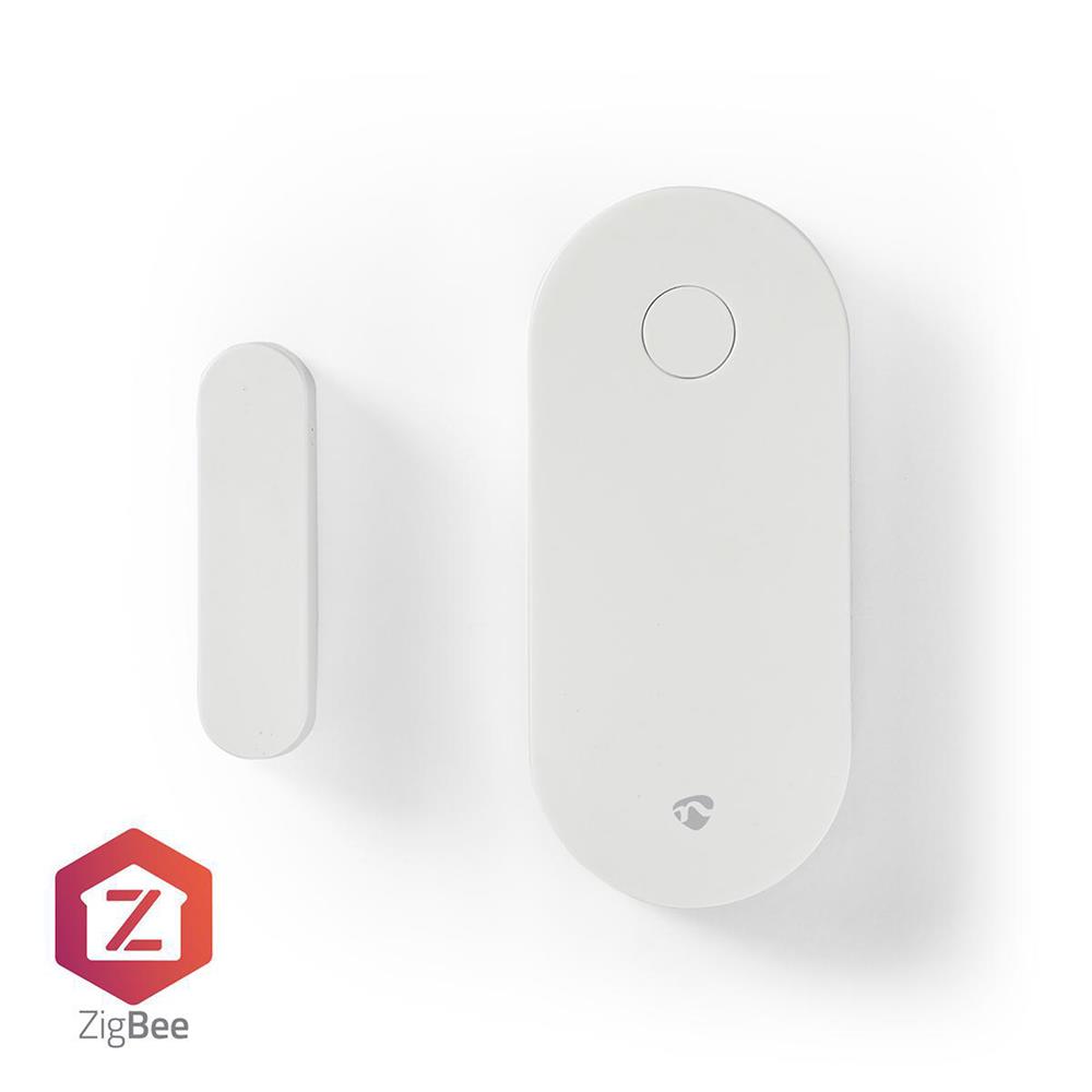 Smart Sensor de Puerta / Ventana | Zigbee 3.0 | Alimentado Por Baterias | Android / Ios | Blanco