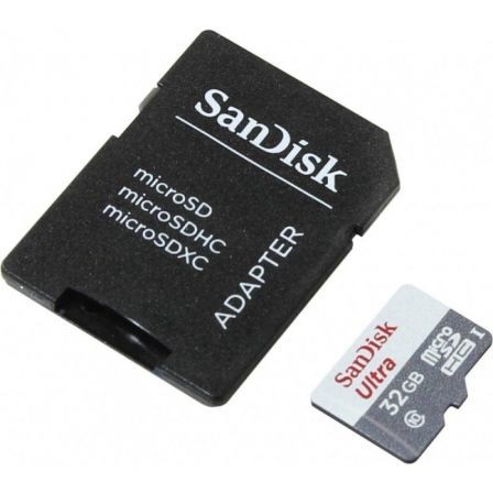 Cartão de Memória Micro Sd com Adaptador Sandisk Sdsqunr-032g-Gn3ma C10 32 Gb 
