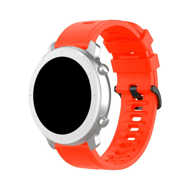 Pulseira Universal 22mm Amazfit Gtr / Stratos / Huawei / Samsung / Cool Elite / Level Rubber Coral