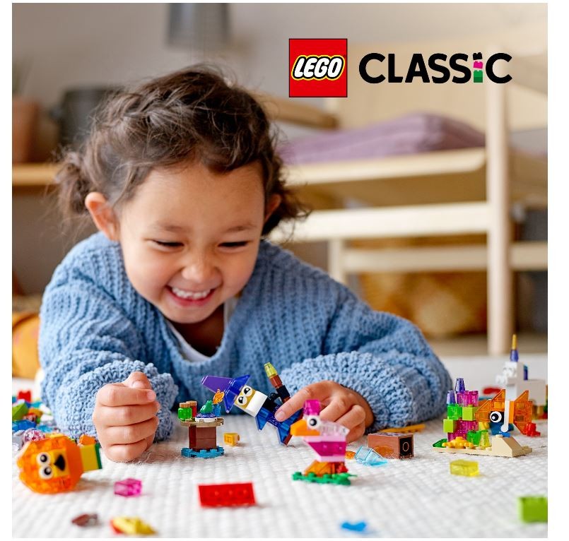 Lego Kreativ-Bauset Kreativbauset Mit Durchsichtigen Steinen 4+ (11013)