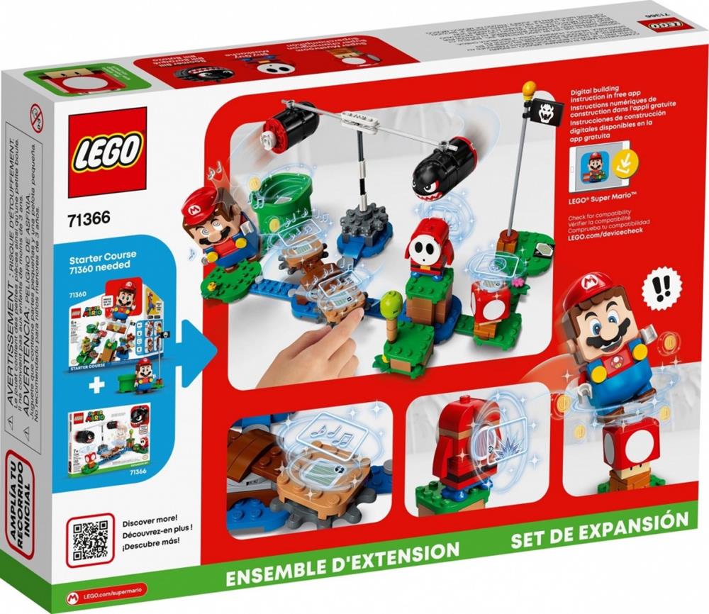 Lego Super Mario Boomer Bill Barrage Expansion Set 7+ (71366)