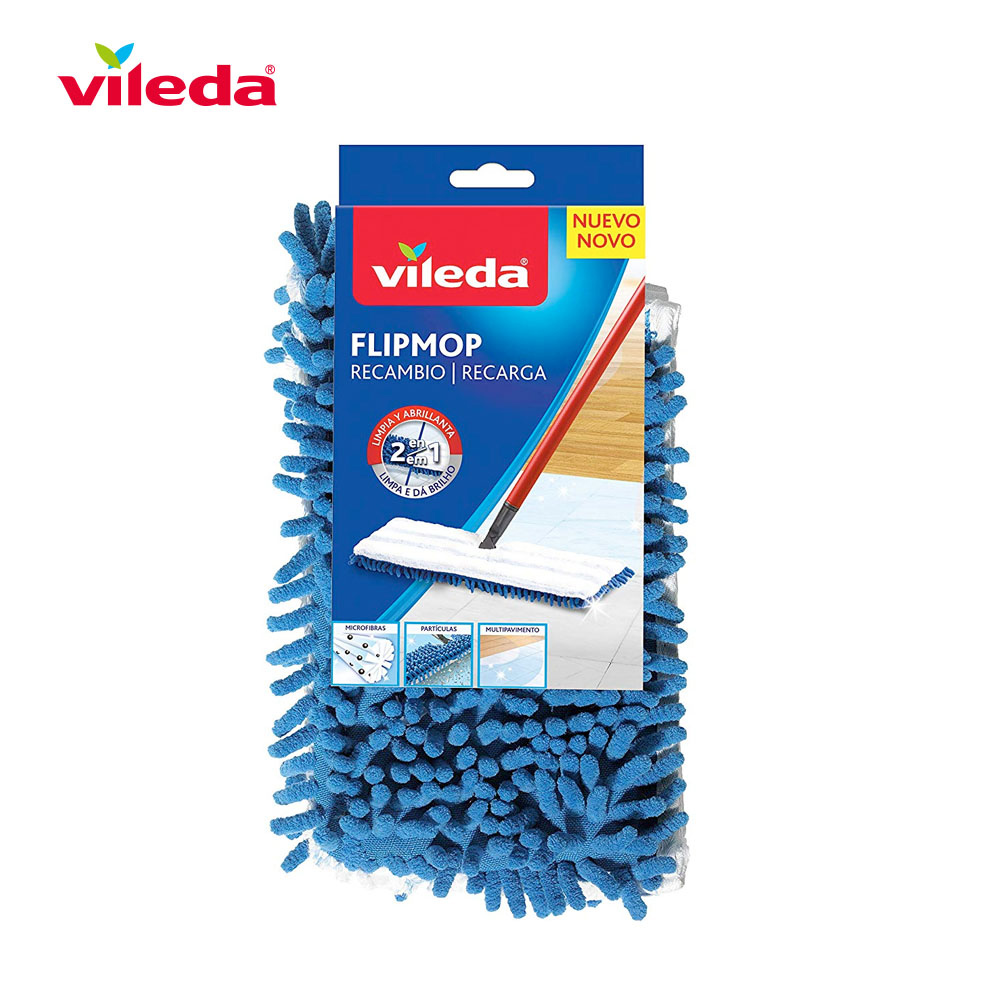 Sobresselente Mopa de Microfibras Flip Mop 162291 Vileda