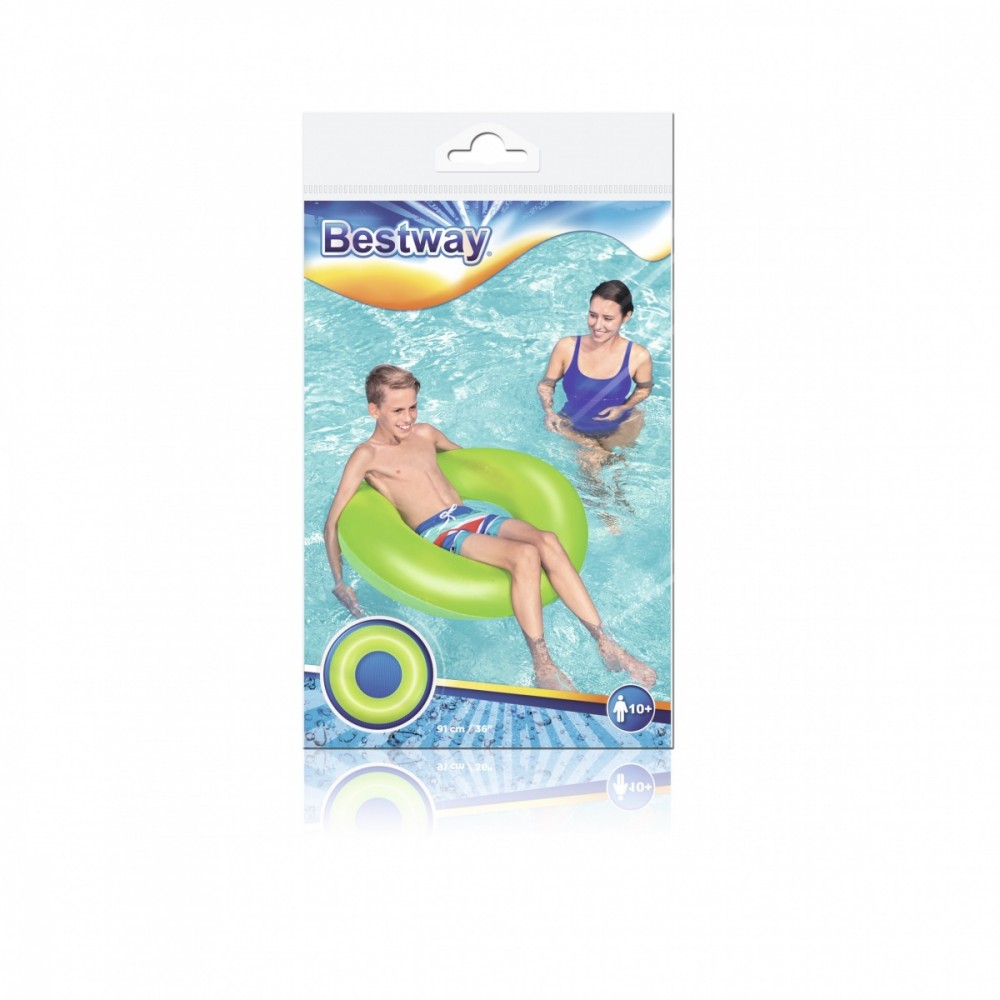 Bestway Swimming Wheel   Neon 91cm Green/Orange