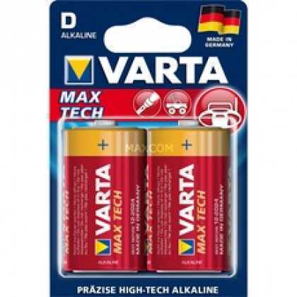 Pilha Varta Long Life Max Power D - Lr20 (Blíster 2 Unid.) Ø34,2x61,5mm