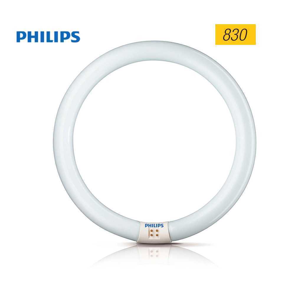 Tubo Circular Fluorescente 40w Ø40cm Trifósforo 830k Luz Quente Philips