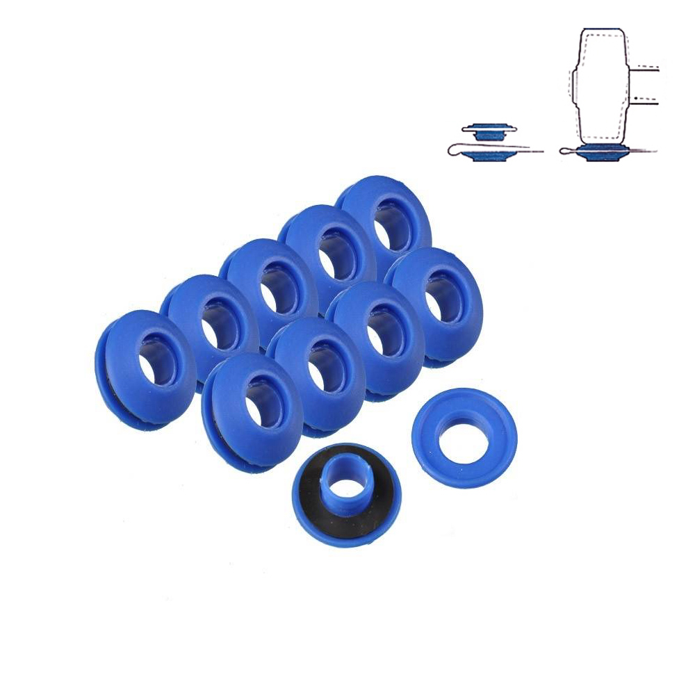 Conjunto de 10 Anéis de Plástico para Toldos e Lonas Ø2,8x0,7cm Benson