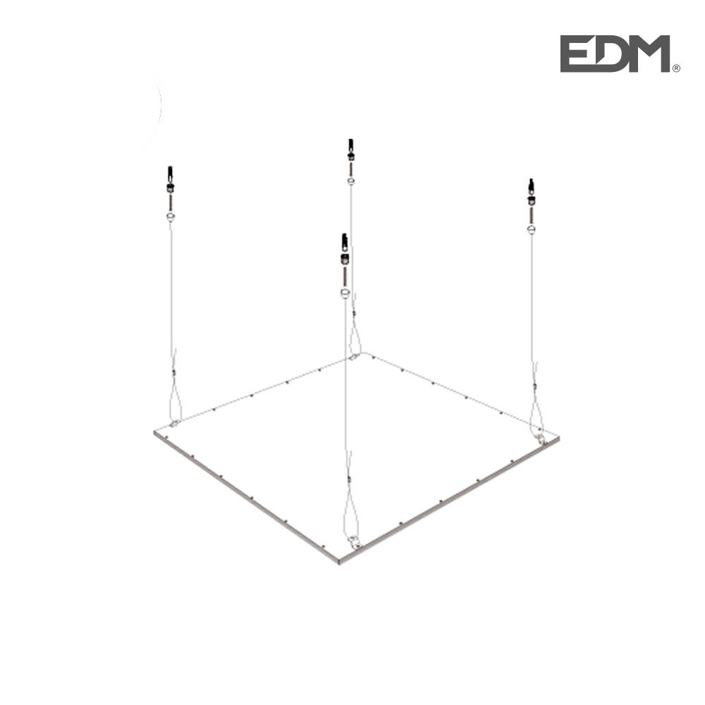 Kit para Suspensão Painel LED Ref: 31625 - 31626 Edm