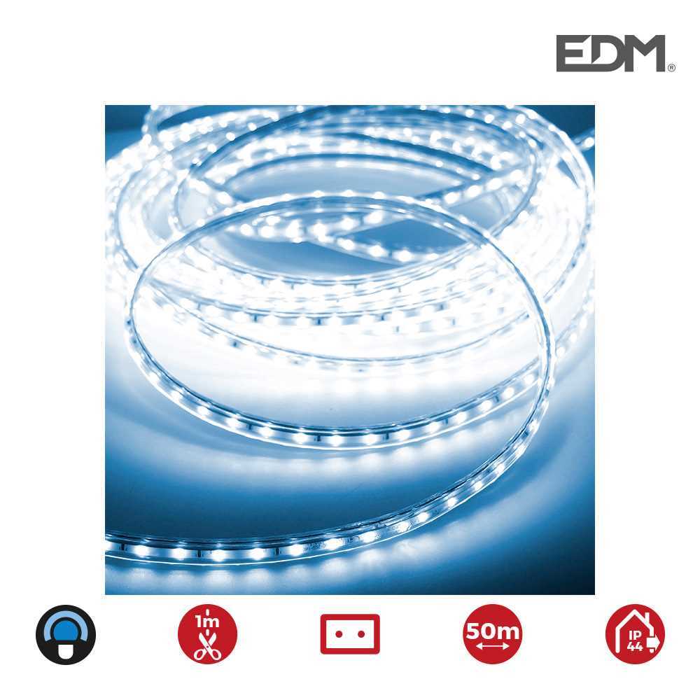 Tira LED 60 Leds/M 4,2w/M Azul Ip44 Edm 220-240v (Uso Interior-Exterior) - Euro/M 50m