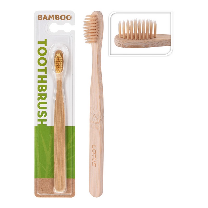 Escova De Dentes Corpo Bambu Nylon
