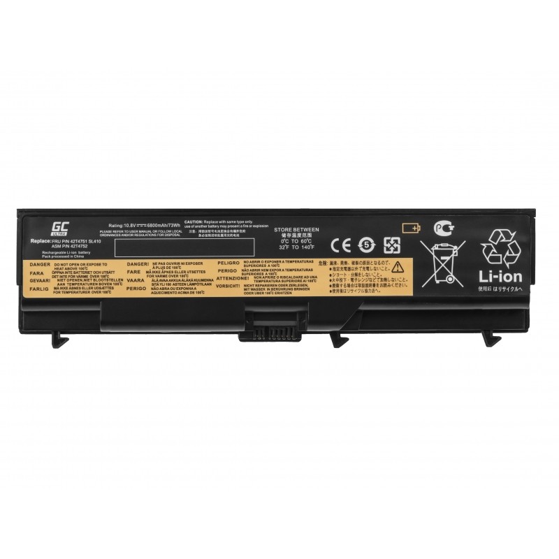 Battery Green Cell Ultra 42t4795 For Lenovo Think.