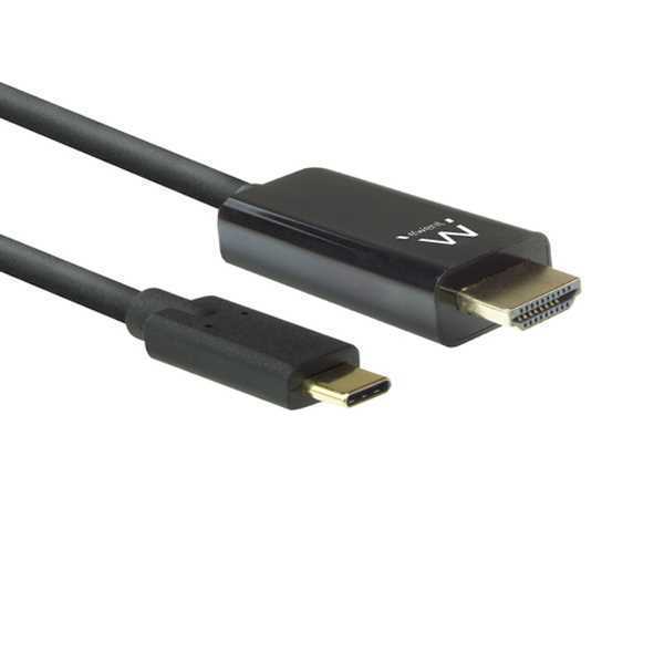 EWENT EW9824, 2 M, USB TYPE-C, HDMI TYPE A (STAND.