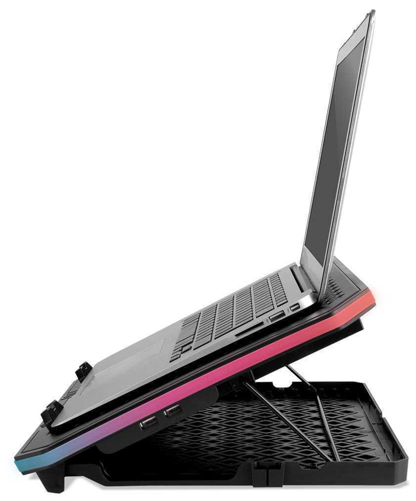 Base Refrigeração Krom Kooler RGB Laptop Cooling