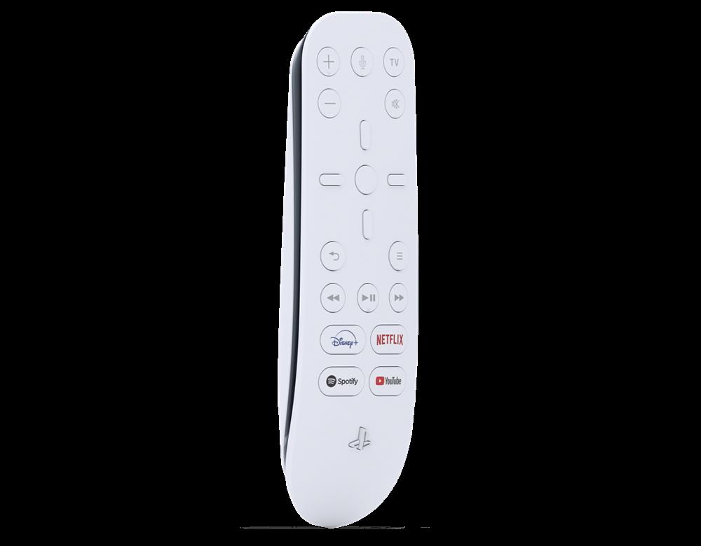 Sony Media Remote, Playstation 5, Branco, 19 Botõ.