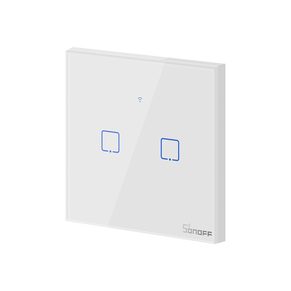 Smart Switch Wifi Rf 433 Sonoff T1 Eu Tx (2-Kanálový)