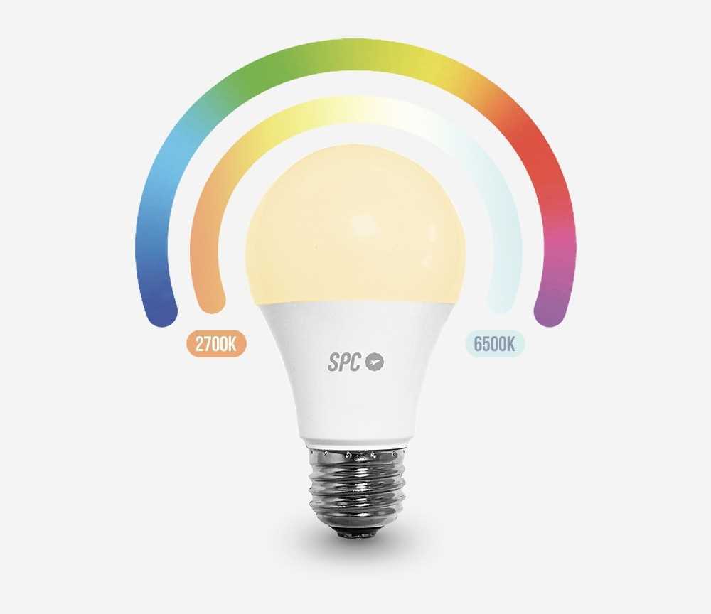 Spc Lampada Inteligente Spc Aura 1050 RGB E27 - 10w