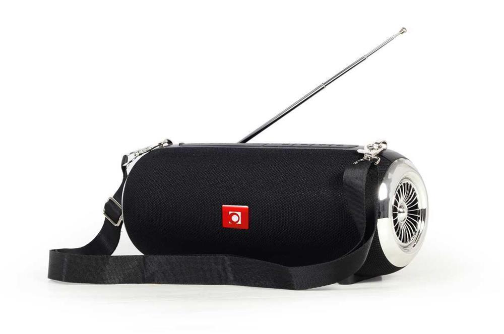 Gembird Spk-Bt-17 Portable Bluetooth Speaker With Fm-Radio  Black