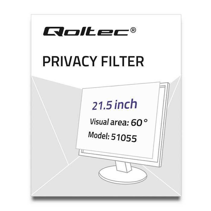 Qoltec 51055 Privacy Filter 21.5  | 16:9