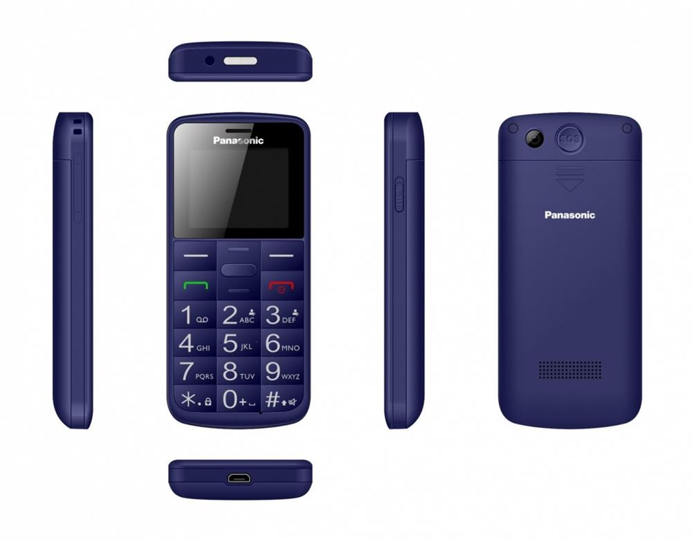 Teléfono Móvil Panasonic Kx-Tu110exc para Personas Mayores/ Azul