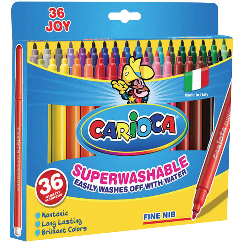 Caja 36 Rotuladores Colores Joy Carioca 40616