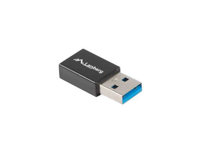Mini Adaptador USB-A Macho para USB-C Fêmea