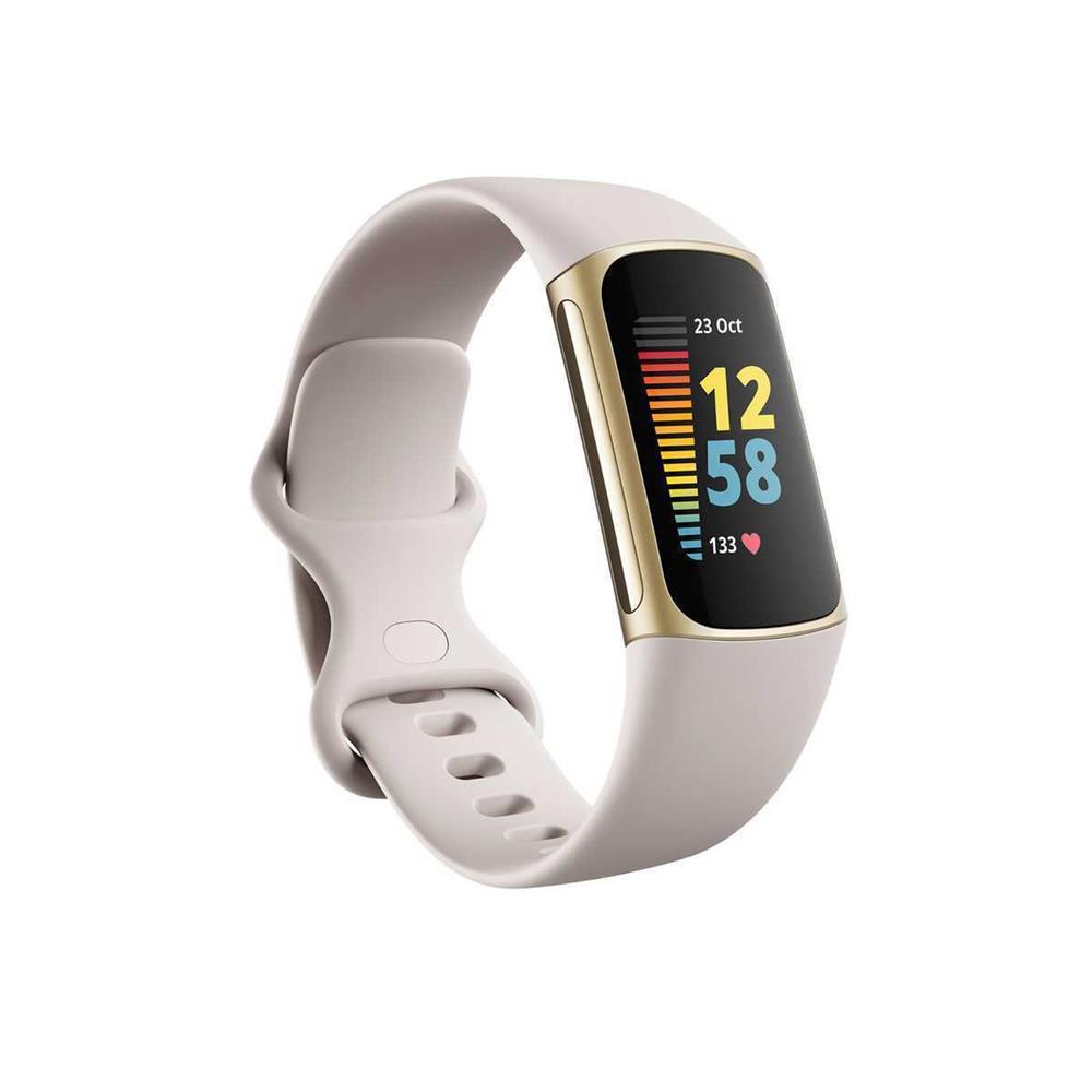 Fitbit Charge 5, Lunar White