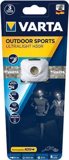 Lanterna de Cabeça Ultralight H30r Branca Varta
