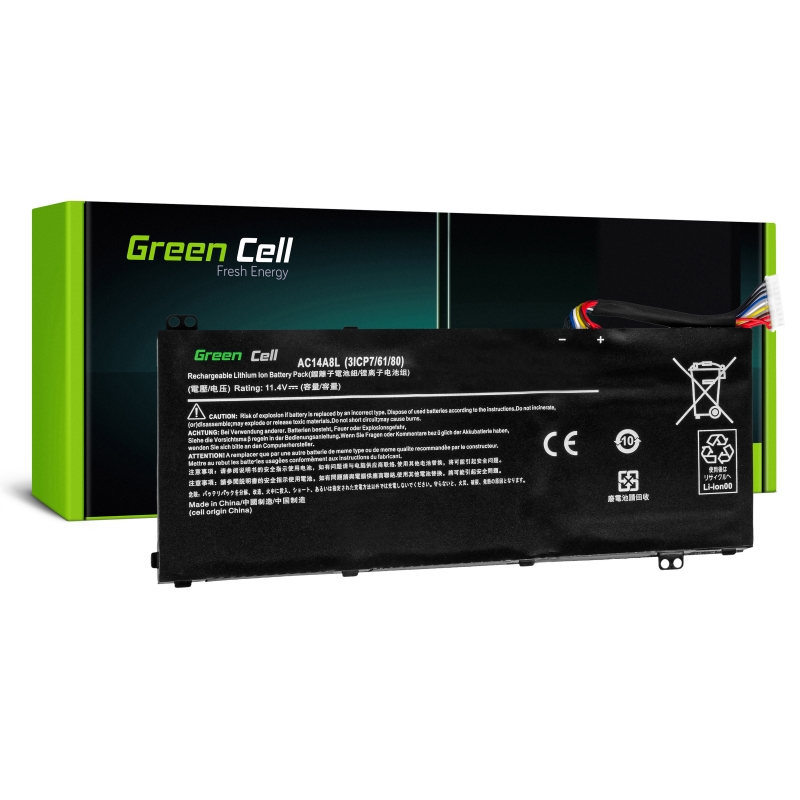 Green Cell Battery Ac14a8l Ac15b7l For Acer Aspire Nitro V15 Vn7-571g Vn7-572g Vn7-591g Vn7-592g I V