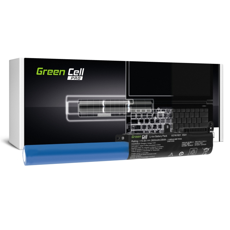 Green Cell Battery Pro A31n1601 For Asus R541n R541na R541s R541u R541ua R541uj Vivobook Max F541n F