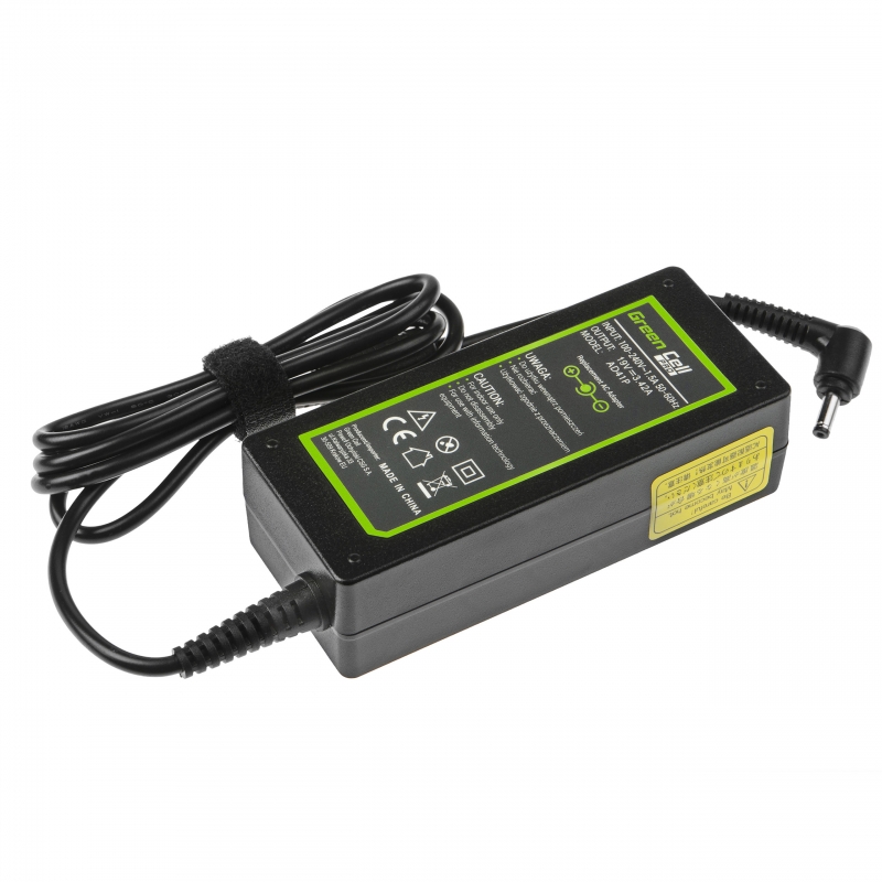 Green Cell Pro Charger / Ac Adapter 19v 3.42a 65w For Asus F553 F553m F553ma R540l R540s X540s X553 