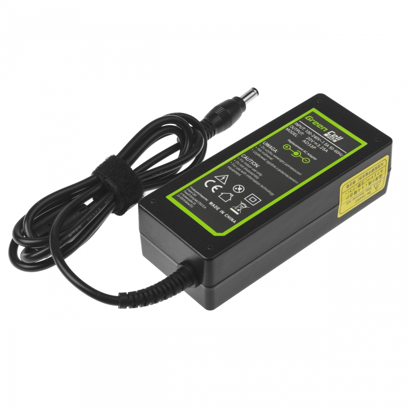 Green Cell Pro Charger / Ac Adapter 20v 3.25a 65w For Lenovo B560 B570 G530 G550 G560 G575 G580 G580