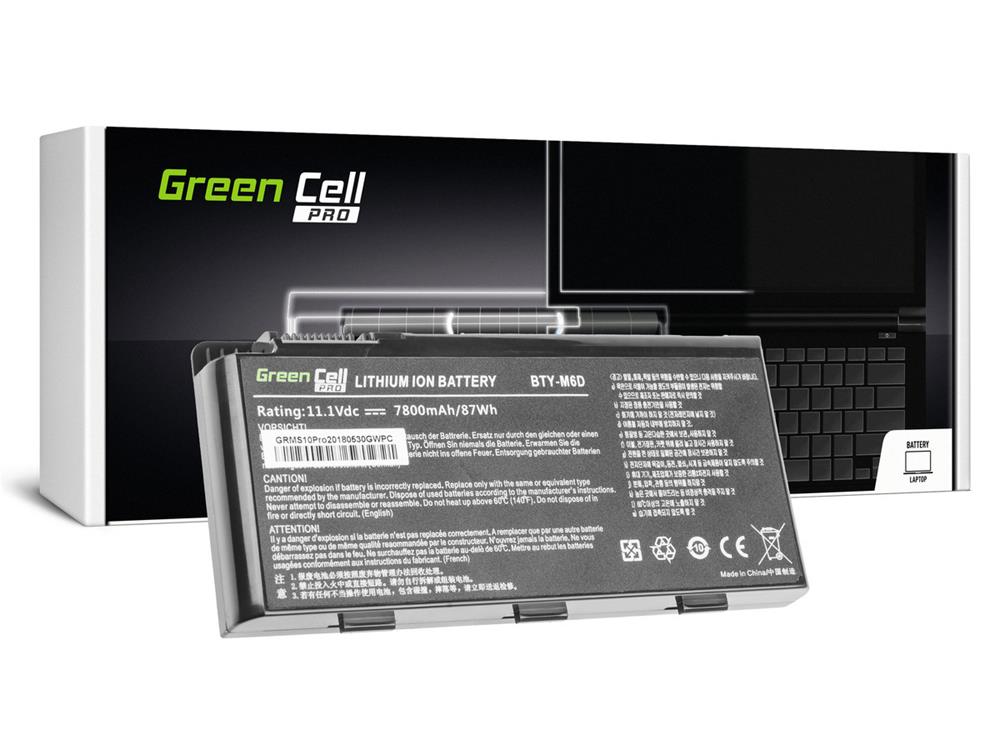 Green Cell Battery Pro Bty-M6d For Msi Gt60 Gt70 Gt660 Gt680 Gt683 Gt780 Gt783 Gx660 Gx680 Gx780