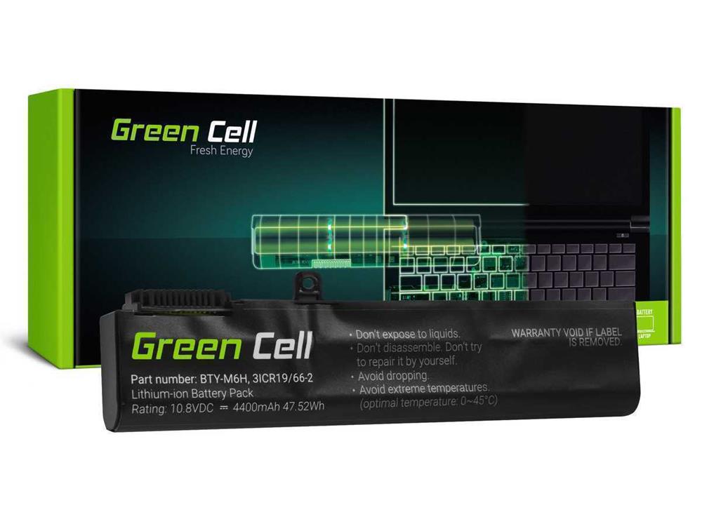 Green Cell Battery Bty-M6h For Msi Ge62 Ge63 Ge72 Ge73 Ge75 Gl62 Gl63 Gl73 Gl65 Gl72 Gp62 Gp63 Gp72 