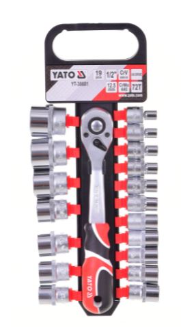 Yato Yt-38681 Socket Wrench Set 19 Pc(S)