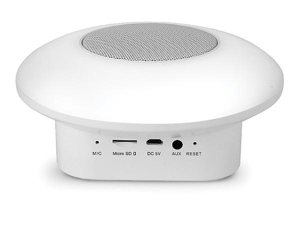 Smooz Disc - Candeeiro de Mesa RGB Recarregável com Coluna Bluetooth
