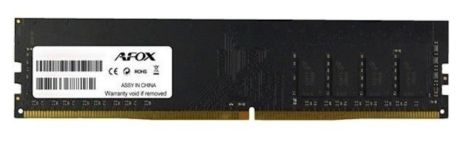Memória RAM AFOX DDR4 8G 2666MHZ MICRON CHIP RANK1