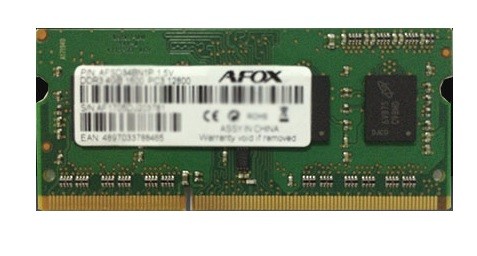 Memória RAM Afox So-Dimm Ddr3 4gb  1600 Mhz Lv 1.
