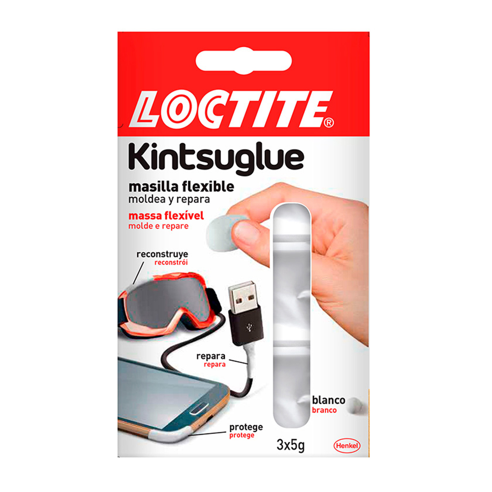 Masilla Flexible Kintsuglue 3 X 5gr. Loctite 2239175