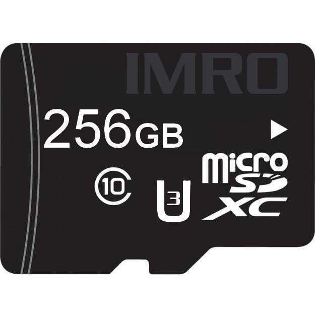 Imro Microsdxc 10/256gb Uhs-3 Adp Memory Card Car.