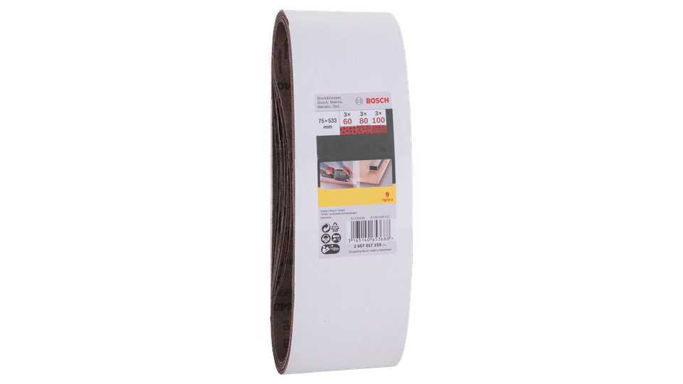 Bosch 2 607 017 155 Papel de Lixa Cinta de Lixa K.