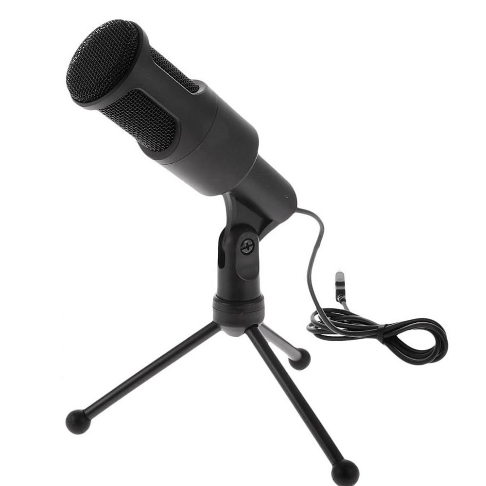 Microfone Condensador Usb + Mini Tripé