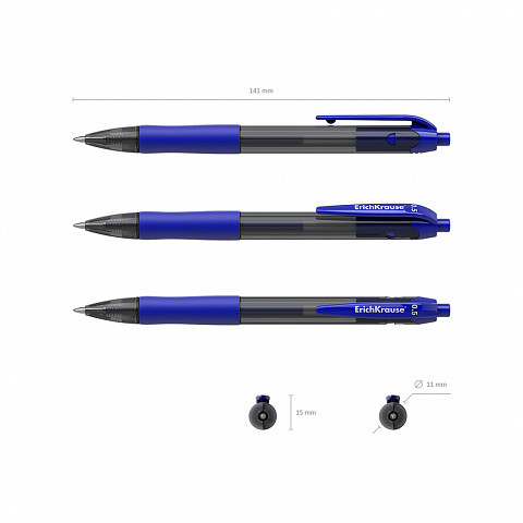 Bolígrafo de Gel Automático Smart-Gel, Tinta Color: Azul Erich Krause 39011