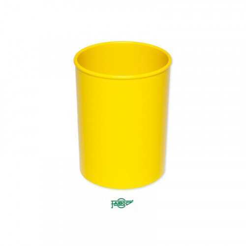 Porta-Lápis de Plástico Amarelo Faibo 206-05