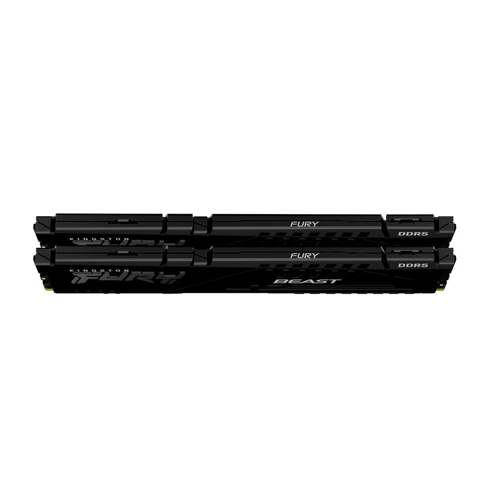 Memória RAM Kingston 32gb Fury Beast Black Ddr5 (2x16gb) 5200mhz Cl40 - Kf552c40bbk2-32