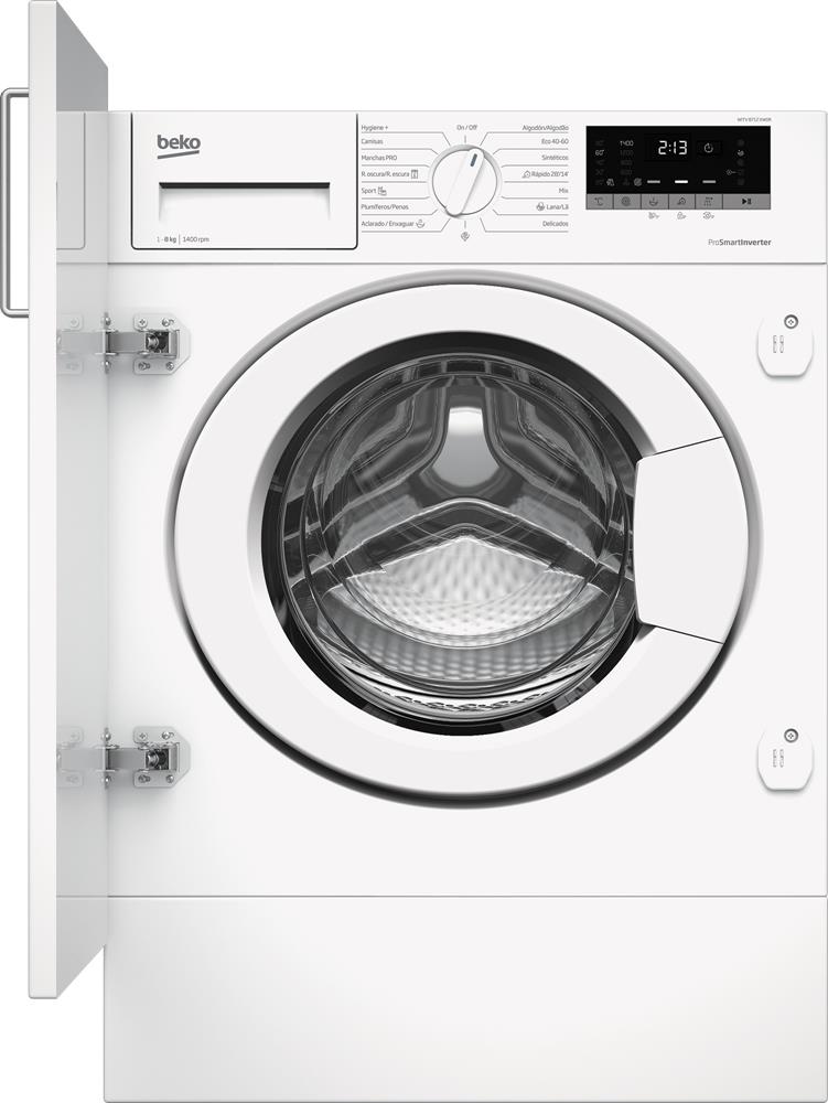 Beko WITV 8712 XW0R máquina de lavar Carregamento.