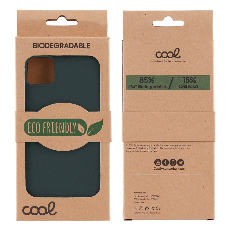 Capa Cool para iPhone 13 Pro Eco Biodegradável Azul