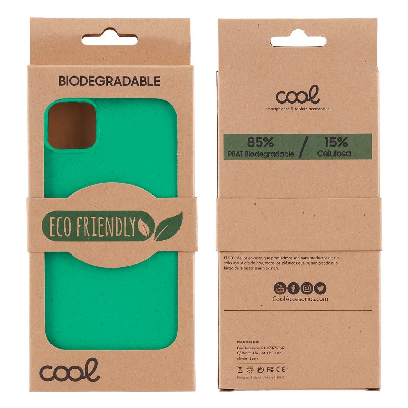Capa Cool para iPhone 12 Pro Max Eco Biodegradável Hortelã