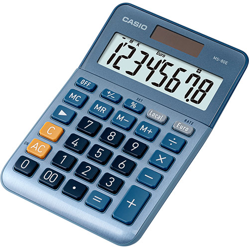 Casio MS-80E calculadora Pocket Calculadora financ