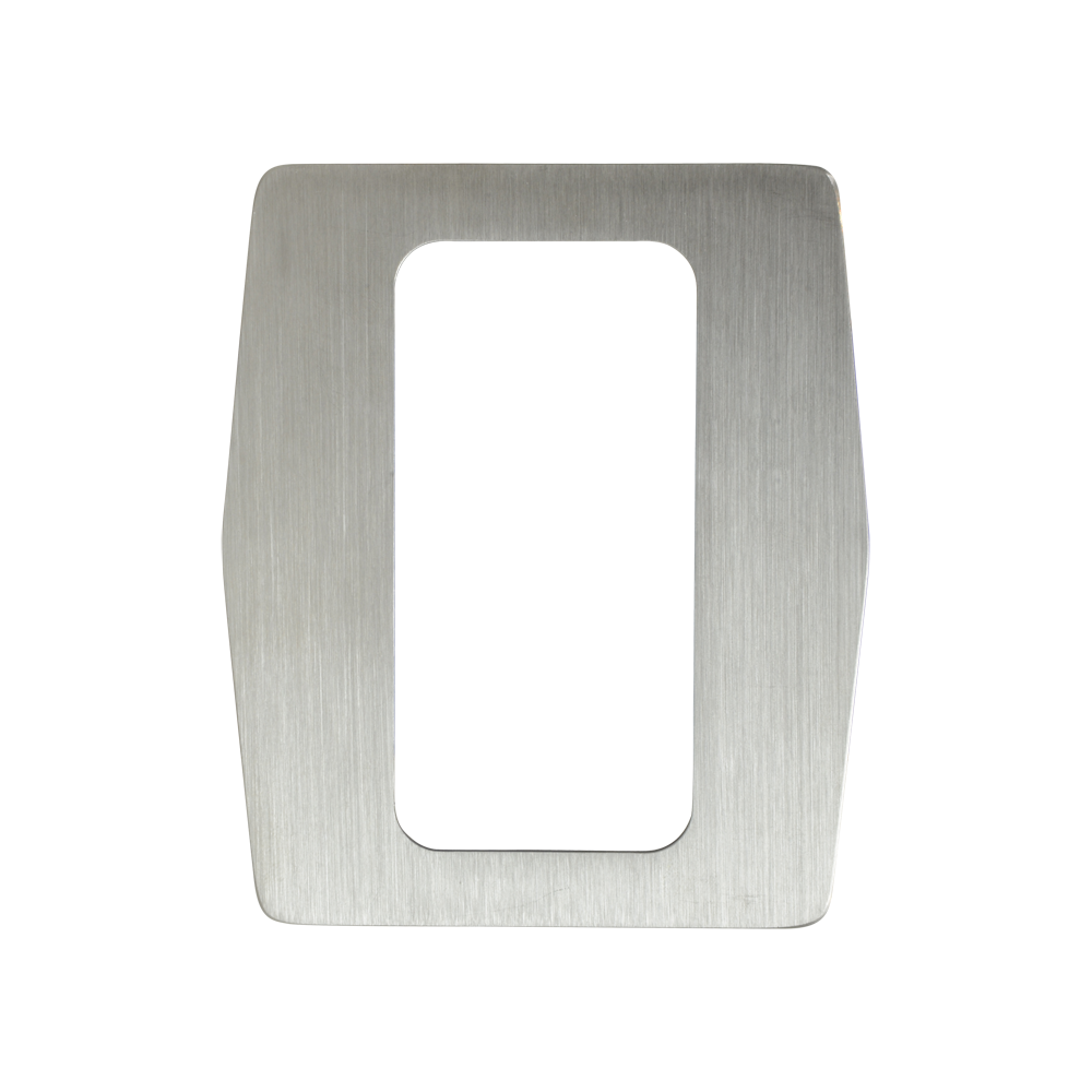 Placa de acero personalizada para tornos ZKTeco -.