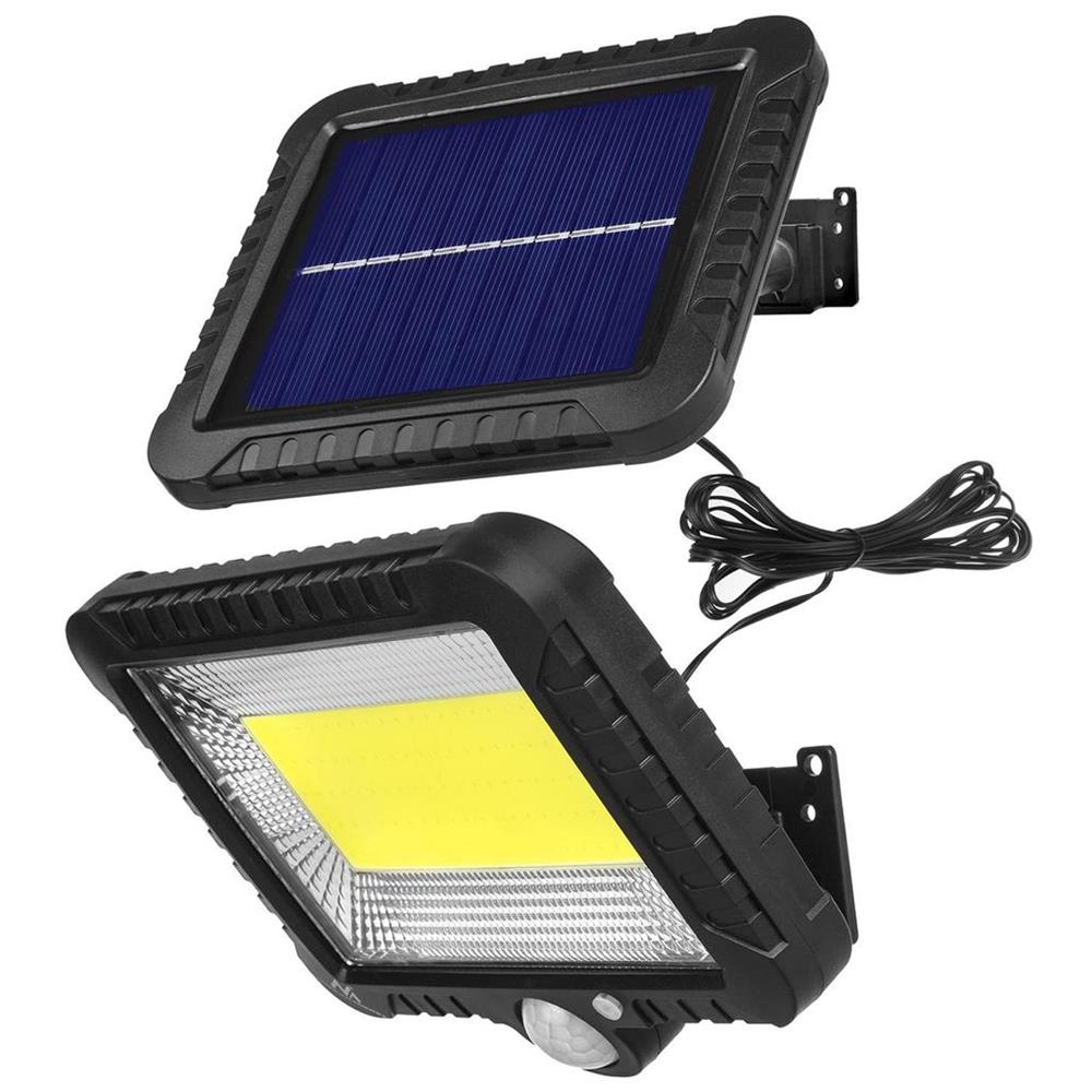 Maclean Energy Mce438 Solar LED Floodlight With Motion Sensor  Ip44  5w  400lm  6000k Cold White  Li