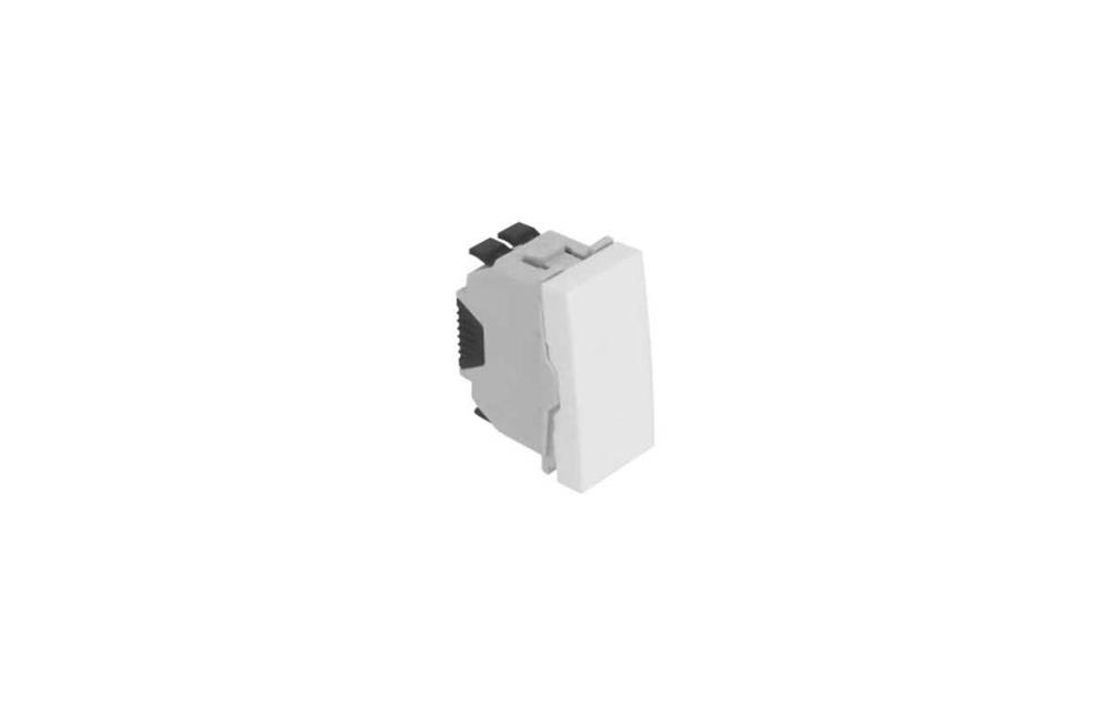 Botão Basculante - 1 Mód Alumina
